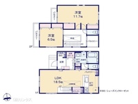 間取図/区画図:図面と異なる場合は現況を優先