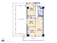 間取図/区画図:図面と異なる場合は現況を優先