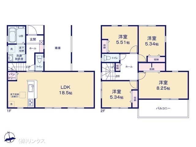 間取図/区画図:図面と異なる場合は現況を優先