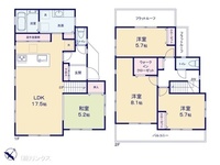 間取図/区画図:図面と異なる場合は現況を優先