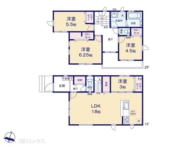 間取図/区画図:図面と異なる場合は現況を優先