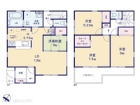 間取図/区画図:図面と異なる場合は現況を優先