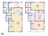 間取図/区画図:図面と異なる場合は現況を優先