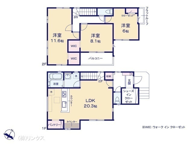 間取図/区画図:図面と異なる場合は現況を優先