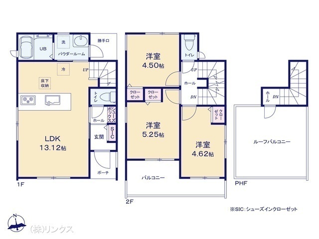 間取図/区画図:図面と異なる場合は現況を優先