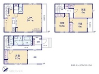 間取図/区画図:図面と異なる場合は現況を優先