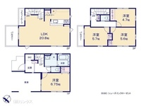 間取図/区画図:図面と異なる場合は現況を優先