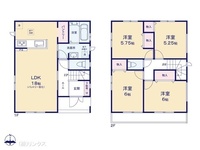間取図/区画図:図面と異なる場合は現況を優先