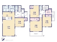 間取図/区画図:図面と異なる場合は現況を優先