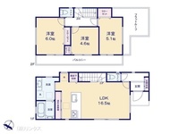 間取図/区画図:図面と異なる場合は現況を優先