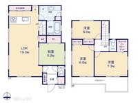 間取図/区画図:図面と異なる場合は現況を優先