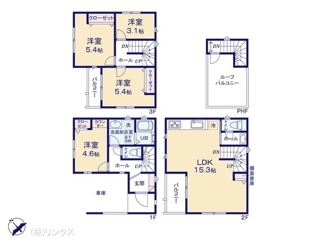 間取図/区画図:図面と異なる場合は現況を優先