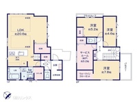 間取図/区画図:図面と異なる場合は現況を優先