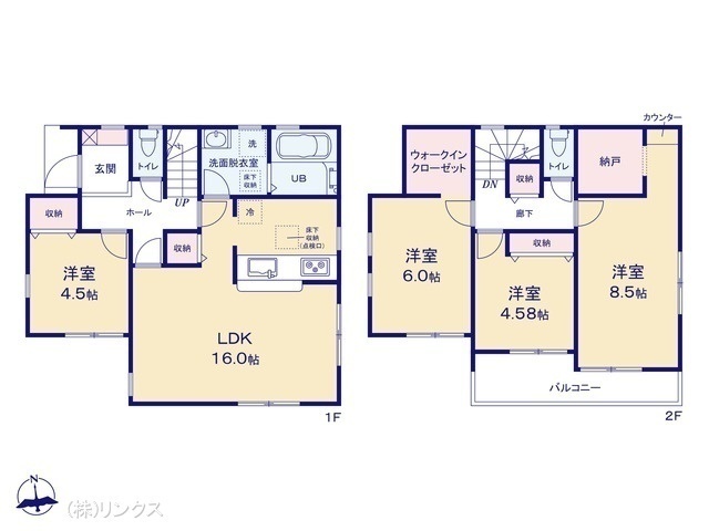 間取図/区画図:図面と異なる場合は現況を優先