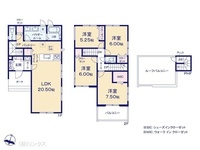間取図/区画図:図面と異なる場合は現況を優先