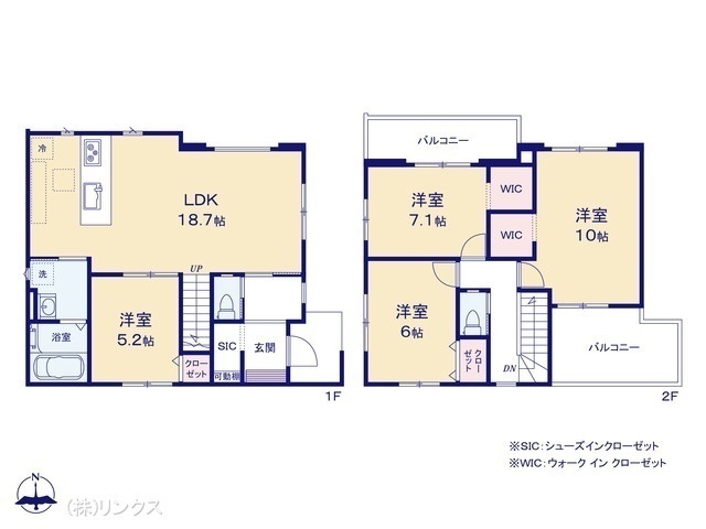 間取図/区画図:図面と異なる場合は現況を優先