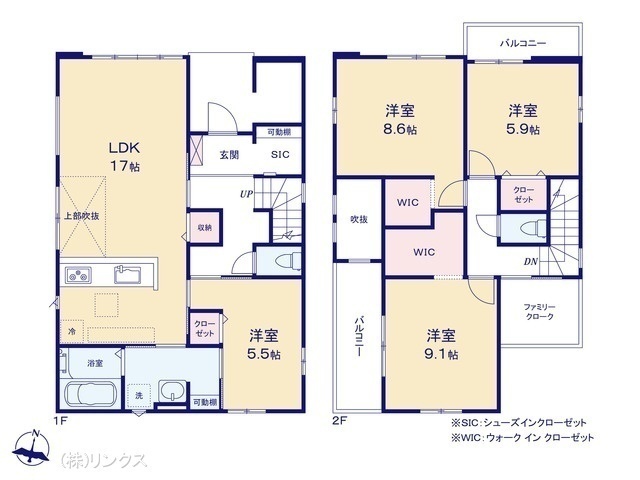 間取図/区画図:図面と異なる場合は現況を優先
