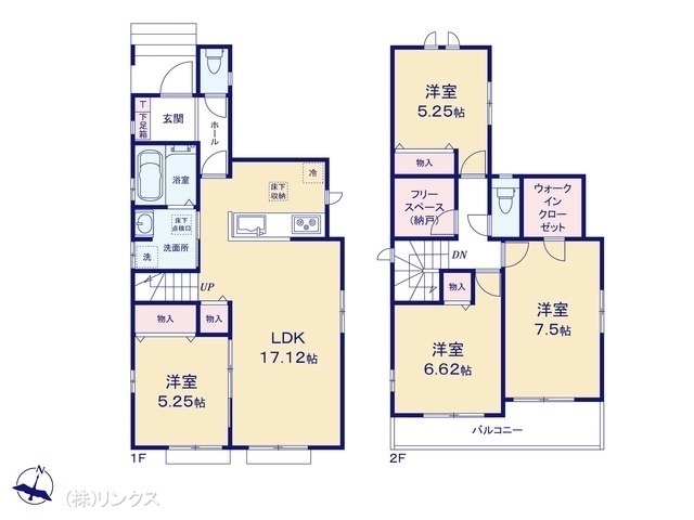 間取図/区画図:図面と異なる場合は現況を優先
