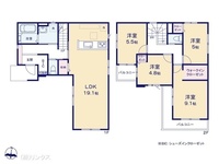 間取図/区画図:図面と異なる場合は現況を優先