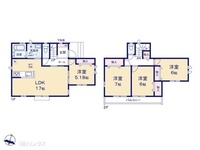 間取図/区画図:図面と異なる場合は現況を優先