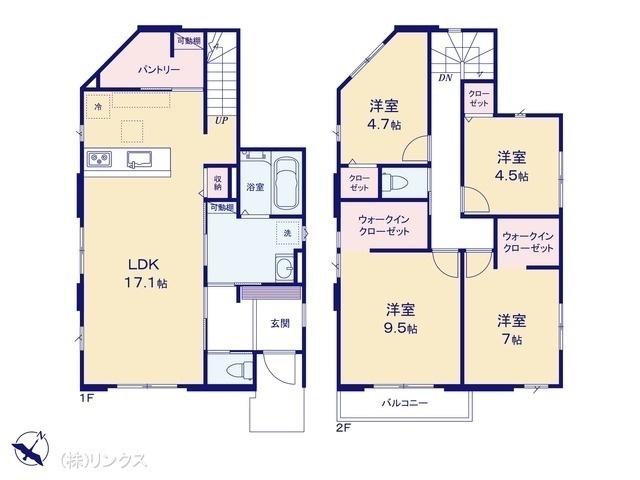 間取図/区画図:図面と異なる場合は現況を優先