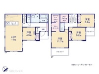 間取図/区画図:図面と異なる場合は現況を優先